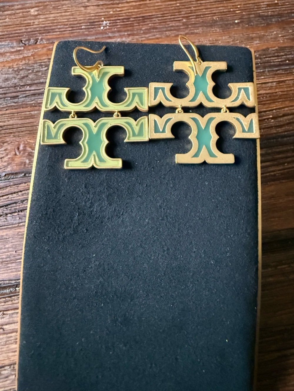 Tory Burch iconic double-T logo dangle